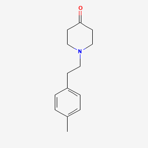 molecular formula C14H19NO B7847167 1-(4-Methylphenethyl)piperidin-4-one 