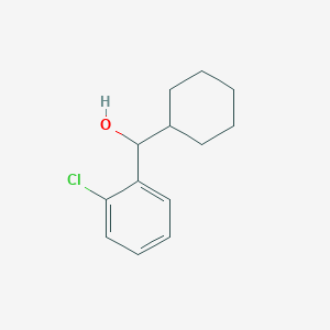 molecular formula C13H17ClO B7847197 (2-Chlorophenyl)(cyclohexyl)methanol 