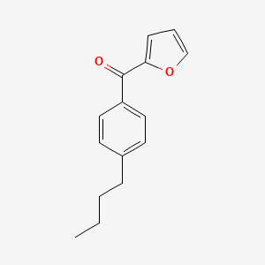 molecular formula C15H16O2 B7847208 (4-Butylphenyl)(furan-2-yl)methanone CAS No. 73399-37-8