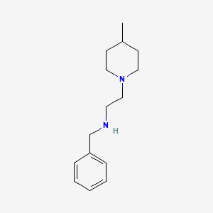molecular formula C15H24N2 B7847247 Benzyl[2-(4-methylpiperidin-1-yl)ethyl]amine 