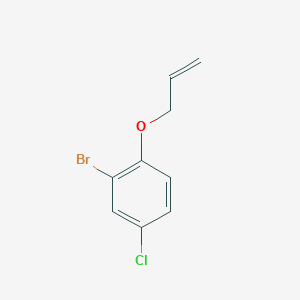 molecular formula C9H8BrClO B7847291 1-(Allyloxy)-2-bromo-4-chlorobenzene CAS No. 68223-98-3