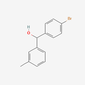 molecular formula C14H13BrO B7847380 (4-Bromophenyl)(m-tolyl)methanol 
