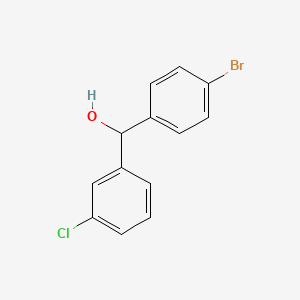 molecular formula C13H10BrClO B7847403 (4-Bromophenyl)(3-chlorophenyl)methanol 