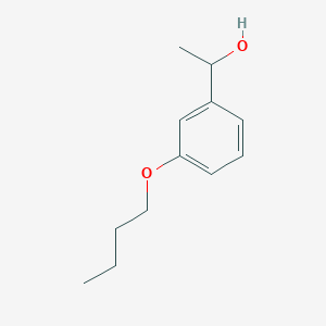 molecular formula C12H18O2 B7847447 1-(3-Butoxyphenyl)ethanol 