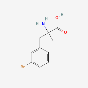 molecular formula C10H12BrNO2 B7847635 alpha-Me-D-Phe(3-Br)-OH.H2O 