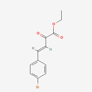 molecular formula C12H11BrO3 B7847665 Ethyl 4-(4-bromophenyl)-2-oxobut-3-enoate 