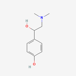 molecular formula C10H15NO2 B7847711 4-[2-(Dimethylamino)-1-hydroxyethyl]phenol 