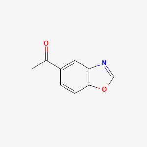 molecular formula C9H7NO2 B7847789 1-(1,3-Benzoxazol-5-yl)ethanone 