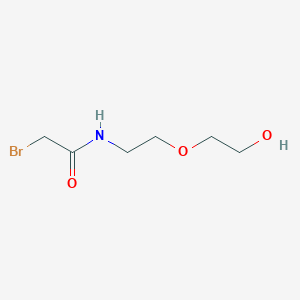 molecular formula C6H12BrNO3 B7847936 Bromoacetamide-PEG2 