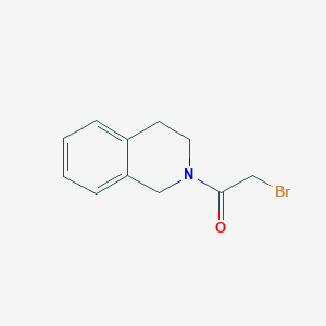 molecular formula C11H12BrNO B7847947 2-(2-Bromo-1-oxoethyl)-1,2,3,4-tetrahydroisoquinoline 