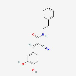 molecular formula C18H16N2O3 B7847967 Tyrphostin AG 698 CAS No. 133550-38-6