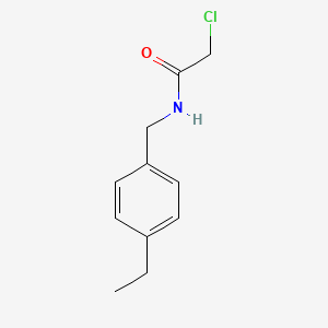 molecular formula C11H14ClNO B7847983 2-chloro-N-(4-ethylbenzyl)acetamide 