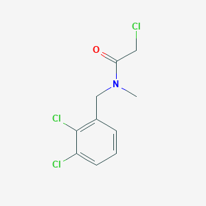molecular formula C10H10Cl3NO B7847986 2-Chloro-N-(2,3-dichloro-benzyl)-N-methyl-acetamide 