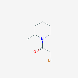 molecular formula C8H14BrNO B7848004 2-Bromo-1-(2-methylpiperidin-1-yl)ethanone 
