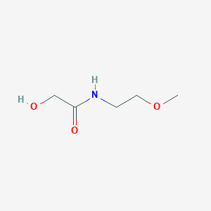 molecular formula C5H11NO3 B7848021 2-羟基-N-(2-甲氧基乙基)乙酰胺 