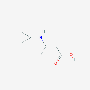 molecular formula C7H13NO2 B7848029 3-(Cyclopropylamino)-butanoic acid 