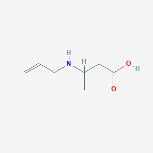 molecular formula C7H13NO2 B7848033 3-(2-Propen-1-ylamino)-butanoic acid 