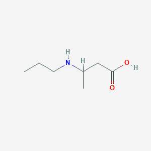 molecular formula C7H15NO2 B7848034 3-(Propylamino)-butanoic acid 
