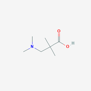 molecular formula C7H15NO2 B7848041 3-(Dimethylamino)-2,2-dimethylpropanoic acid 