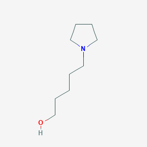 molecular formula C9H19NO B7848046 5-(Pyrrolidin-1-yl)pentan-1-ol CAS No. 5626-78-8