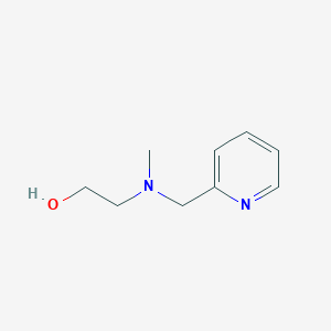 molecular formula C9H14N2O B7848089 2-(Methyl(pyridin-2-ylmethyl)amino)ethanol 