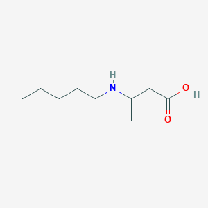 molecular formula C9H19NO2 B7848093 3-(Pentylamino)-butanoic acid CAS No. 112996-51-7