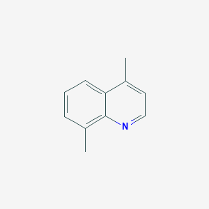 molecular formula C11H11N B078481 4,8-二甲基喹啉 CAS No. 13362-80-6
