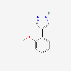 molecular formula C10H10N2O B7848101 4-(2-甲氧基苯基)-1H-吡唑 