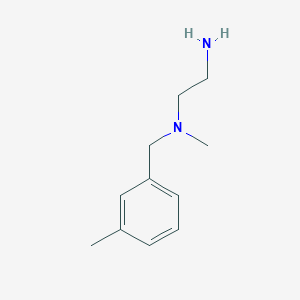 molecular formula C11H18N2 B7848114 N*1*-Methyl-N*1*-(3-methyl-benzyl)-ethane-1,2-diamine 