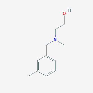 molecular formula C11H17NO B7848125 2-[Methyl-(3-methyl-benzyl)-amino]-ethanol 