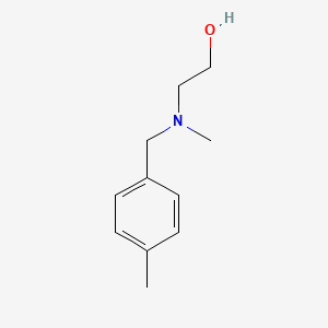 molecular formula C11H17NO B7848127 2-[Methyl-(4-methyl-benzyl)-amino]-ethanol 