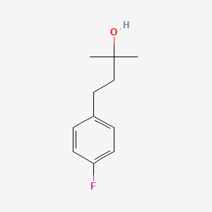 molecular formula C11H15FO B7848143 4-(4-Fluorophenyl)-2-methyl-2-butanol 