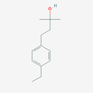 molecular formula C13H20O B7848183 4-(4-Ethylphenyl)-2-methylbutan-2-ol 