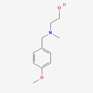 molecular formula C11H17NO2 B7848201 2-[(4-Methoxy-benzyl)-methyl-amino]-ethanol 