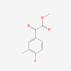 molecular formula C10H9FO3 B7848204 Methyl 4-fluoro-3-methylbenzoylformate 