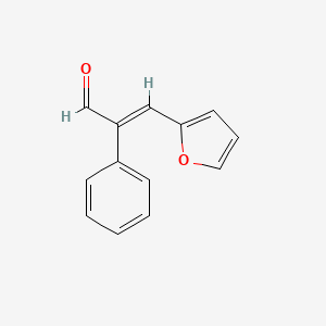 molecular formula C13H10O2 B7848246 2-苯基-3-(2-呋喃基)丙-2-烯醛 CAS No. 65545-81-5