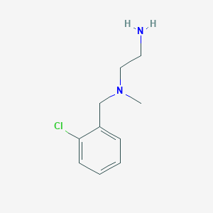 molecular formula C10H15ClN2 B7848264 N1-(2-chlorobenzyl)-N1-methylethane-1,2-diamine 