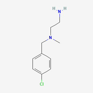 molecular formula C10H15ClN2 B7848265 N*1*-(4-Chloro-benzyl)-N*1*-methyl-ethane-1,2-diamine 