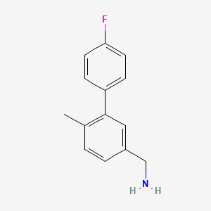 (4'-Fluoro-6-methyl-[1,1'-biphenyl]-3-yl)methanamine