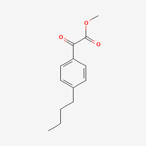 molecular formula C13H16O3 B7848339 Methyl 4-n-butylbenzoylformate 