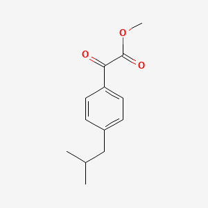 molecular formula C13H16O3 B7848341 Methyl 4-iso-butylbenzoylformate 