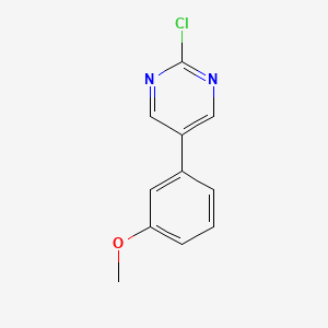 molecular formula C11H9ClN2O B7848349 2-Chloro-5-(3-methoxyphenyl)pyrimidine 