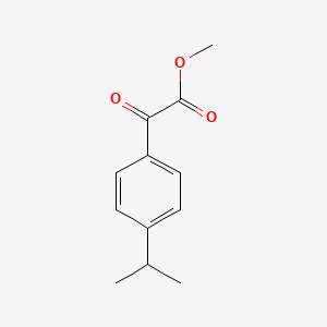 molecular formula C12H14O3 B7848557 Methyl 2-oxo-2-(4-isopropylphenyl)acetate 