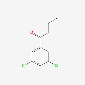 molecular formula C10H10Cl2O B7848570 3',5'-Dichlorobutyrophenone 