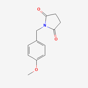 molecular formula C12H13NO3 B7848572 1-(4-甲氧基苄基)吡咯烷-2,5-二酮 