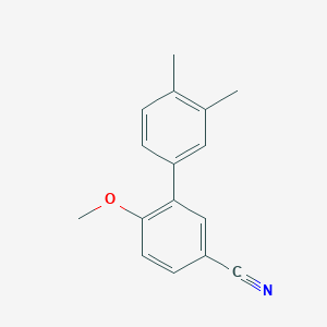molecular formula C16H15NO B7848661 6-Methoxy-3',4'-dimethyl-[1,1'-biphenyl]-3-carbonitrile 