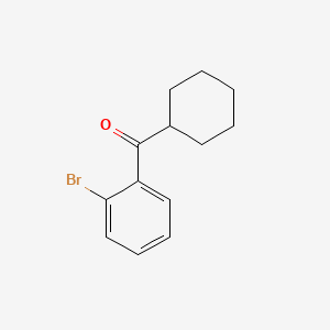 molecular formula C13H15BrO B7848714 (2-Bromophenyl)(cyclohexyl)methanone CAS No. 922529-76-8