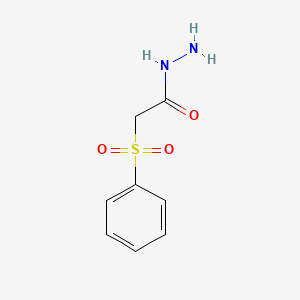 molecular formula C8H10N2O3S B7849083 Benzenesulfonyl-acetic acid hydrazide 