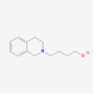 molecular formula C13H19NO B7849103 4-(3,4-Dihydroisoquinolin-2(1H)-yl)butan-1-ol CAS No. 88014-16-8