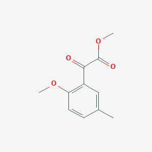 molecular formula C11H12O4 B7849104 Methyl 2-methoxy-5-methylbenzoylformate 